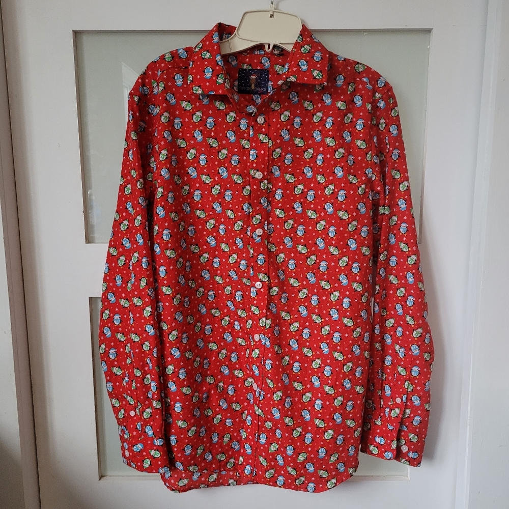 Simon Banks Mens Size M Penguin Shirt